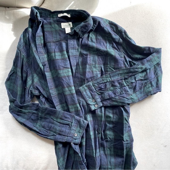 L.L. Bean Other - Blue and Green Flannel